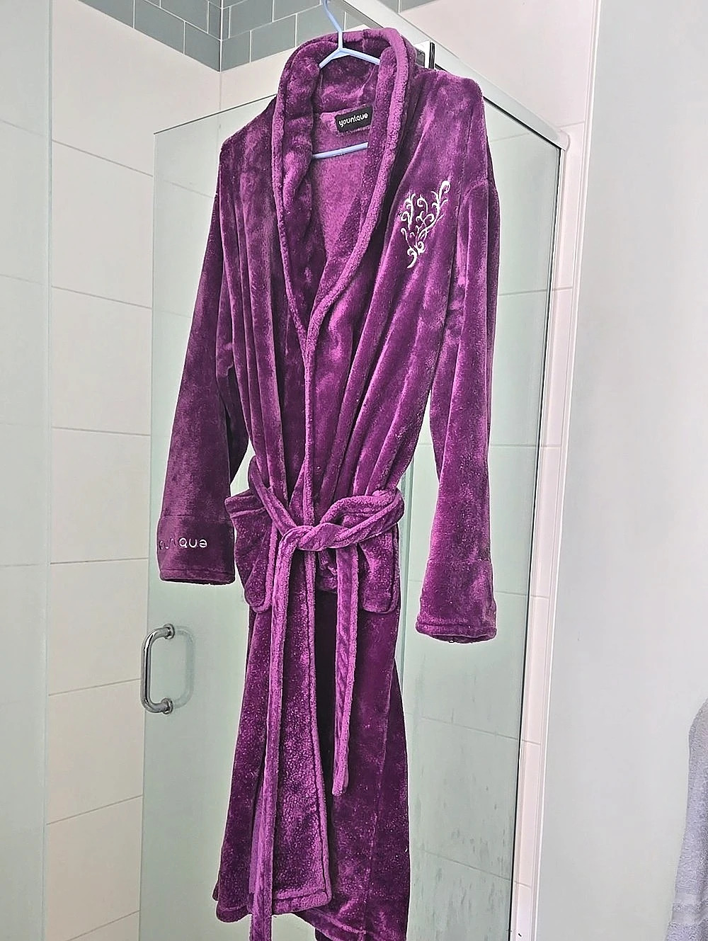 Younique Purple Plush Robe